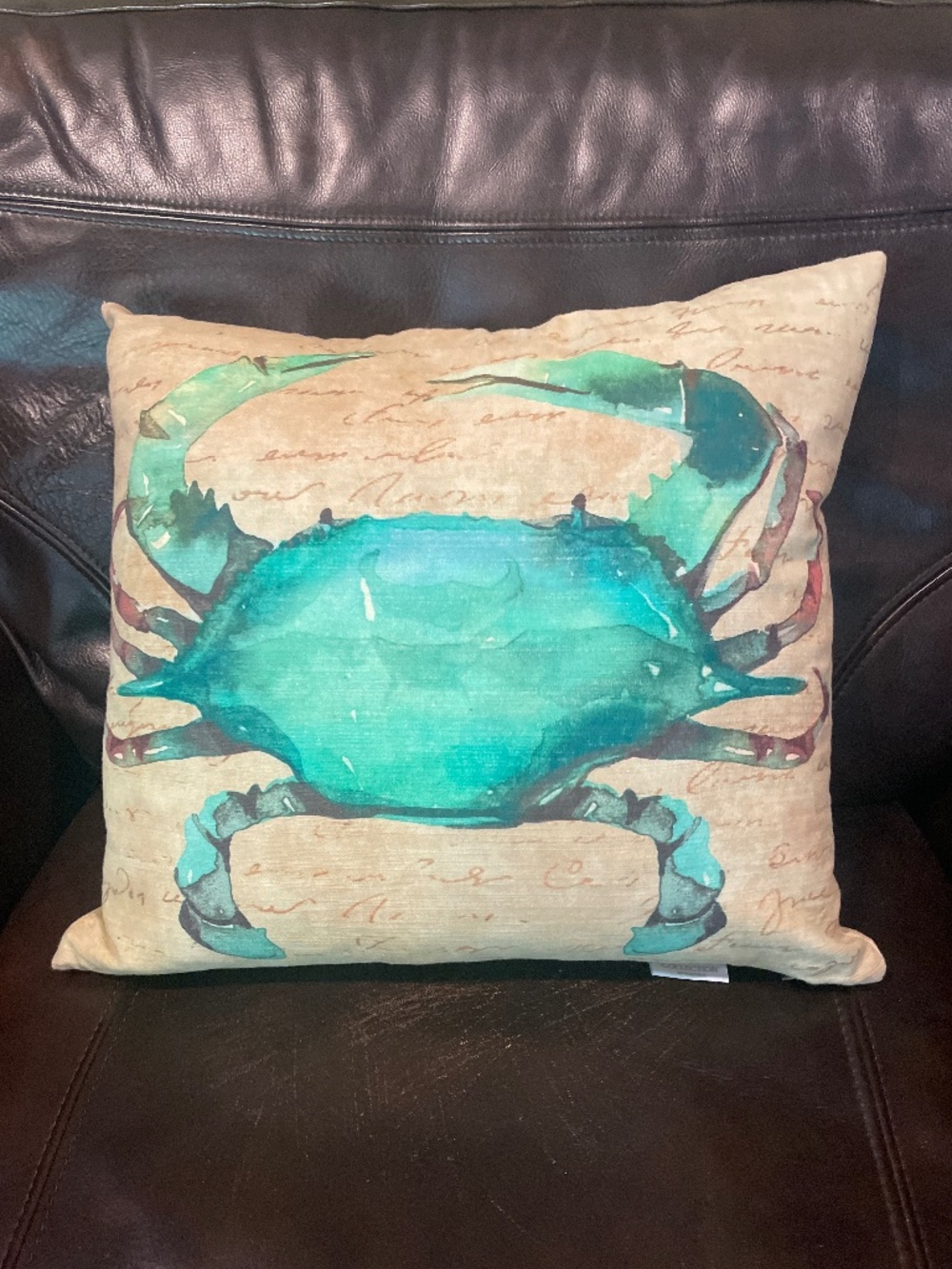 Crab Throw Pillow